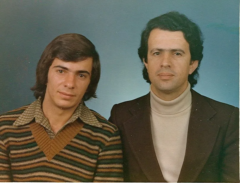 Bert with his brother