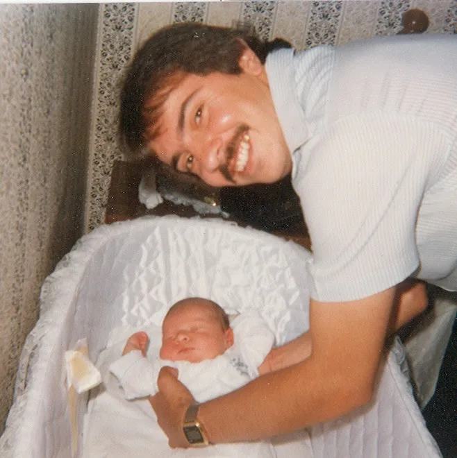 Bert with baby Danny